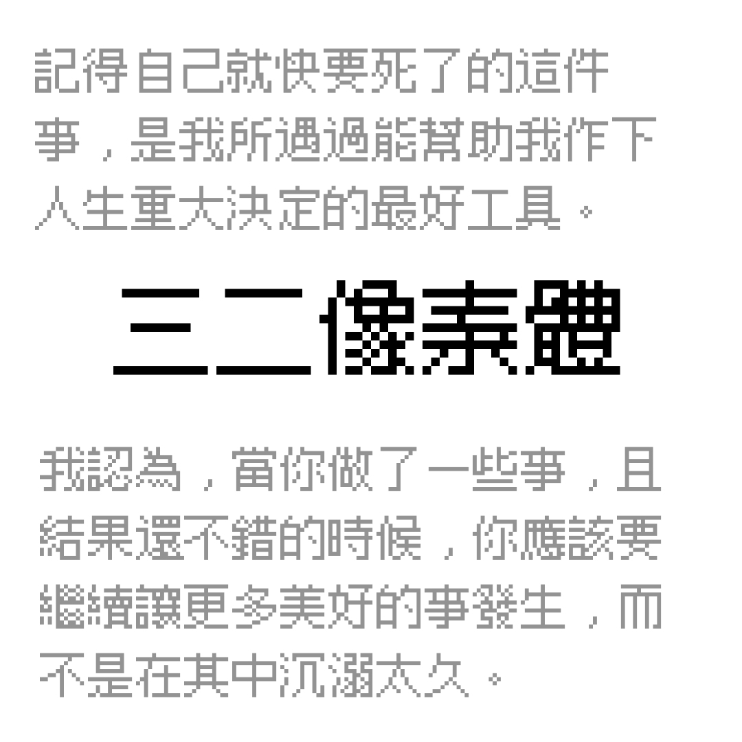 Pix32 像素字体